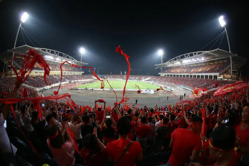 Mỹ Đình là sân nhà của đội tuyển bóng đá Quốc gia Việt Nam